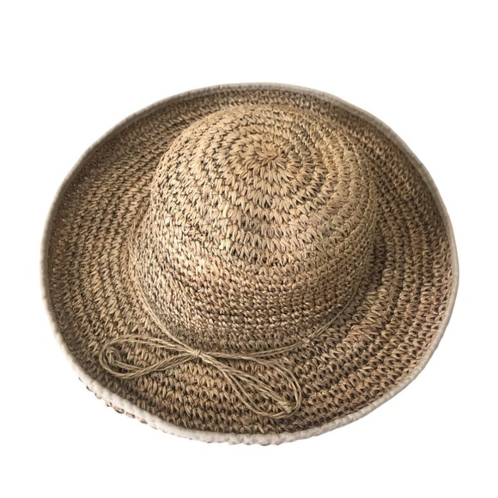 Scala Gal Women’s Straw Floppy Packable Beach Sun Hat Sombrero Size 57cm